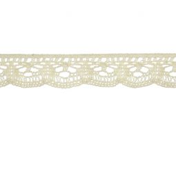 3/4 Inch Natural Cluny Lace