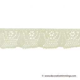 1 1/4 Inch Natural Swirl Cluny Lace