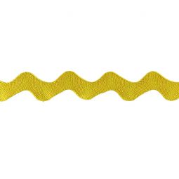 1 1/8 Inch Yellow Jumbo Rick Rack