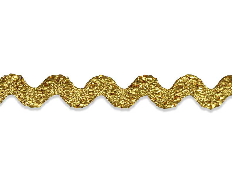 Buy 5 Yards 1/2 Gold Rick Rack Trim, Gold Ric Rac Trim, Rick Rack