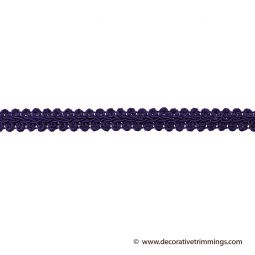 Purple 1/2 Inch "Chinese Braid"