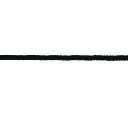 1/4 Inch (7mm) Black Rayon File Braid