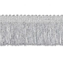 2 Inch Silver Chainette Fringe