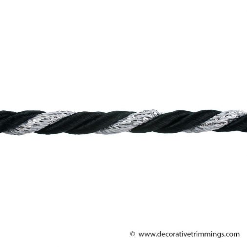 Decorative rope, black