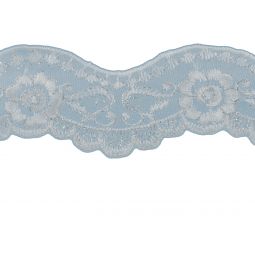 1 1/2 Inch Bridal Organza Galloon