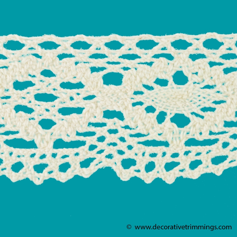 Natural 2 Inch Cotton Cluny Lace | Decorative Trimmings LLC