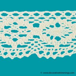 Natural 2 Inch Cotton Cluny Lace