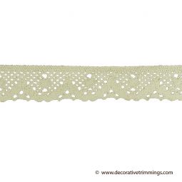 Natural 1 1/2 Inch Cluny Lace
