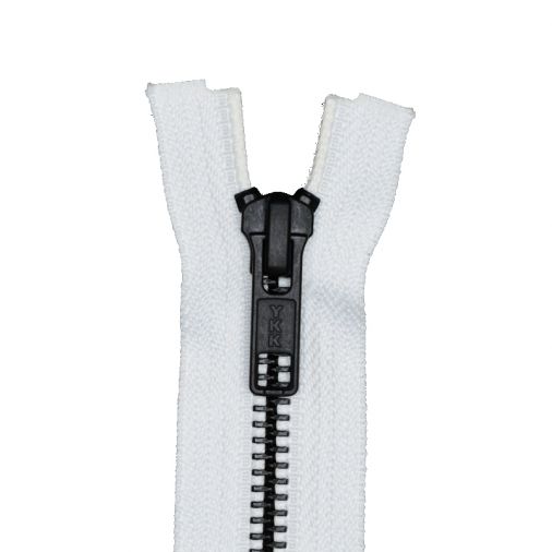 #5 YKK Metal Zipper Open End Black Oxide Finish- 57 Colors - 17 Lengths  Available