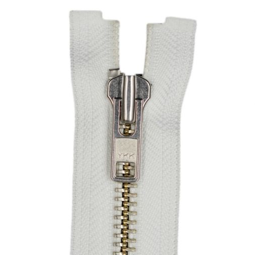 8 YKK Metal Zipper Closed End Nickel Finish- 57 Colors - 17 Lengths  Available